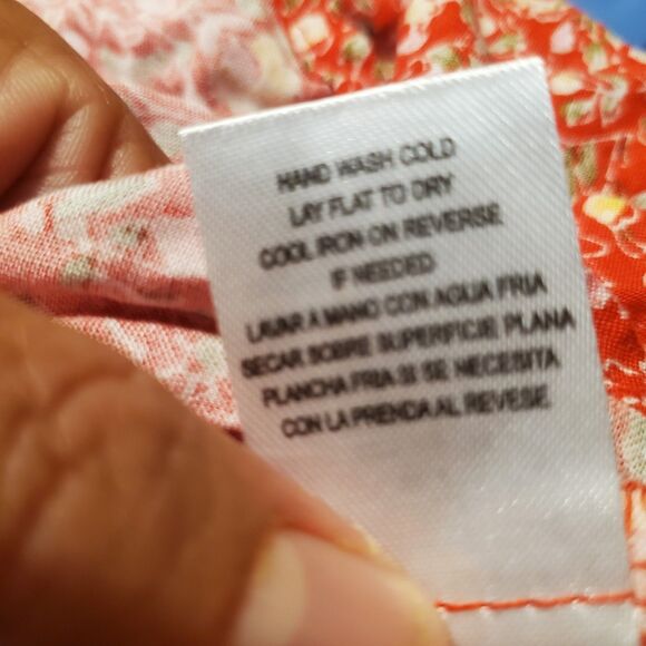 BEBOP Floral Cap Sleeve Surplice Neckline Shorts Romper Juniors Rayon Size XL - Picture 6 of 7